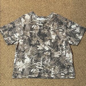 RSQ brand from Tilly’s Camouflage boxy Tee